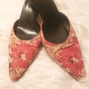 Kate Spade kitten heel mule.